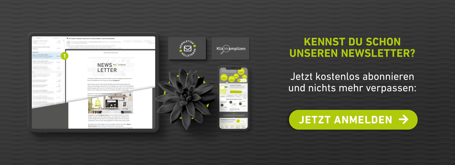 Klickkomplizen Newsletter